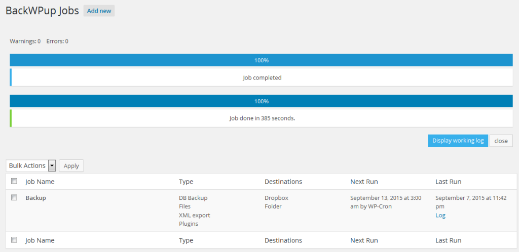 Backwpup-completed-progress