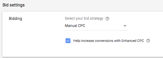 Manual CPC on Standard Shopping Campaign